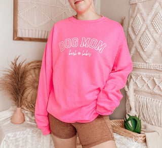 Neon Dog Mom Bark Babes Sweatshirt