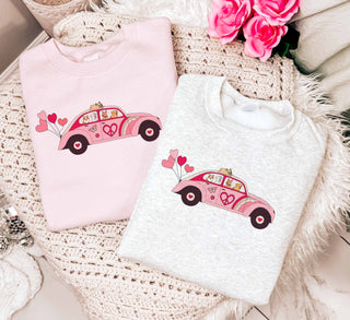 Puppy Love Bug Valentine Sweatshirt