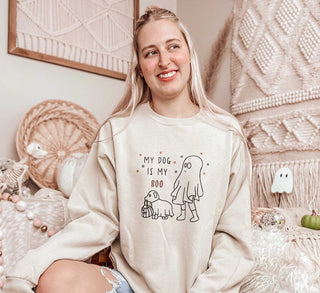 My Dog Is My Boo Halloween Sweatshirt