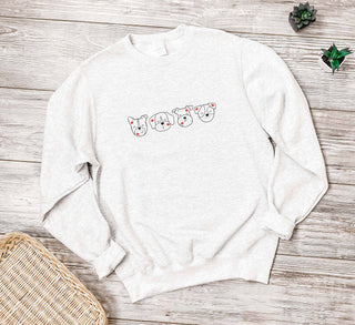 Lots of Kisses Doggies Valentine Sweatshirt