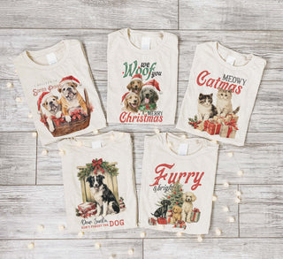 Retro Dog Lover Christmas Sweatshirt