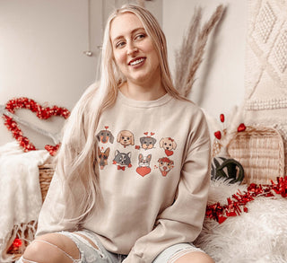Lovey Doggies Valentine Sweatshirt