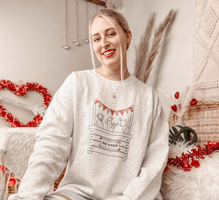 Kissing Booth Free Kisses Doggie Valentine Sweatshirt