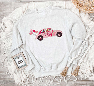 Puppy Love Bug Valentine Sweatshirt