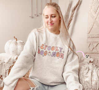 Spooky Dog Mom Halloween Sweatshirt