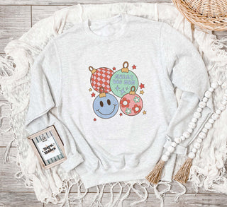 Merry Dog Mom Ornaments Christmas Sweatshirt