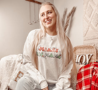 Merry Dog Mama Christmas Sweatshirt
