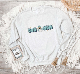 Dog Mom Santa Snowy Christmas Sweatshirt