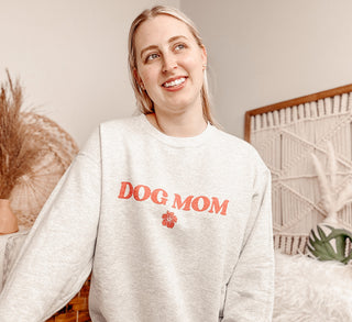 Dog Mom Hibiscus Sweatshirt