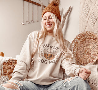 Howdy Dog Mom Fall Halloween Sweatshirt